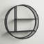 Wingate 3 Piece Circle Metal Accent Shelf