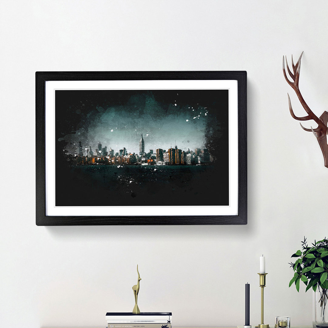 New York City View - Picture Frame Graphic Art Print