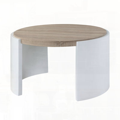 Table basse avec plateau épais et robuste