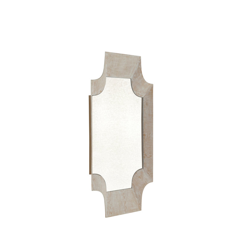 Farris Mirror - White, Silver