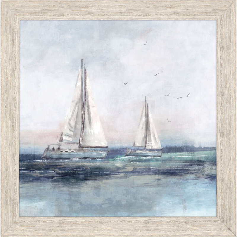 «Blue Sailing II» par Blue Print sur papier