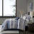 7 Piece Jacquard Comforter Set Navy