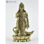 Petite statue de lord Karttikeya avec paon