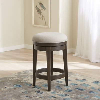  Tabouret de comptoir pivotant rembourré Odysseus