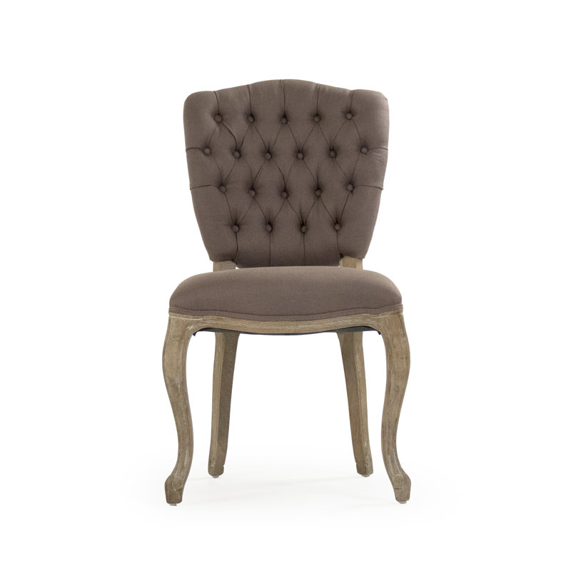 Piaf Linen Tufted Side Chair