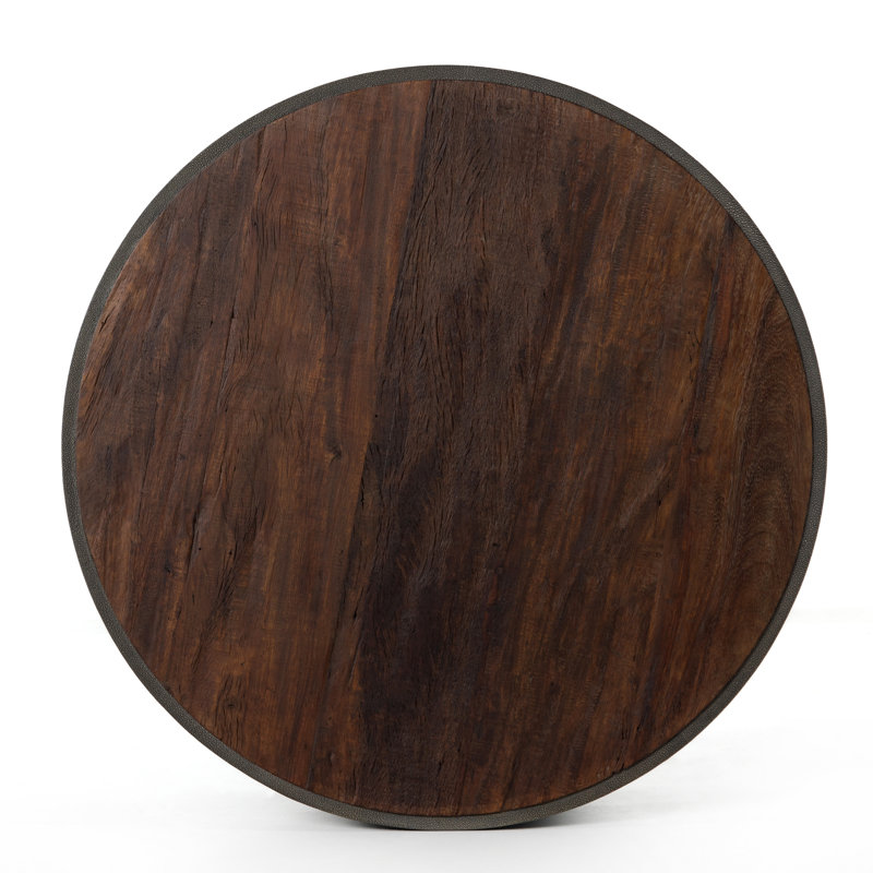 Crosby Solid Wood Coffee Table, Brown, Gray