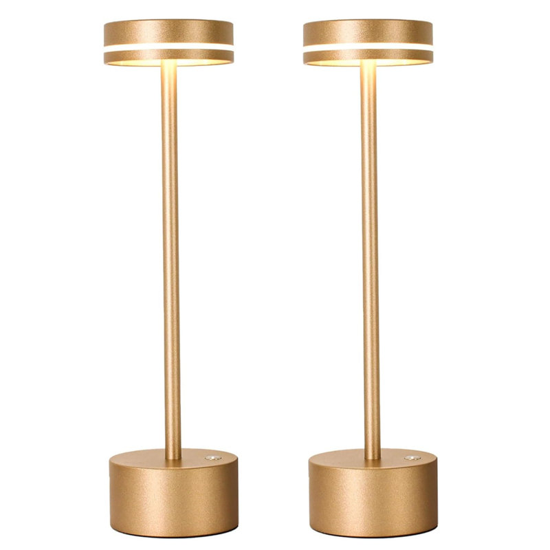 2 Pack Cordless Table Lamp,Bedside Table Lamp For Bedroom,5000Mah Battery Operated Portable LED Desk Lamp,3 Way Dimmable Touch Lamp USB C Charging Ports For Living Room, Desk,Dining Room