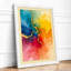 Flowing Colour Abstract - Print-581066084-581066082