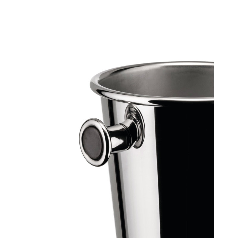Alessi 5.5" Silver Stainless Steel Ice Bucket