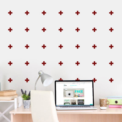 Adhésif décoratif signe plus