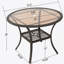 Table d'extérieur en résine, ancienne version 56225.00TBLBRN