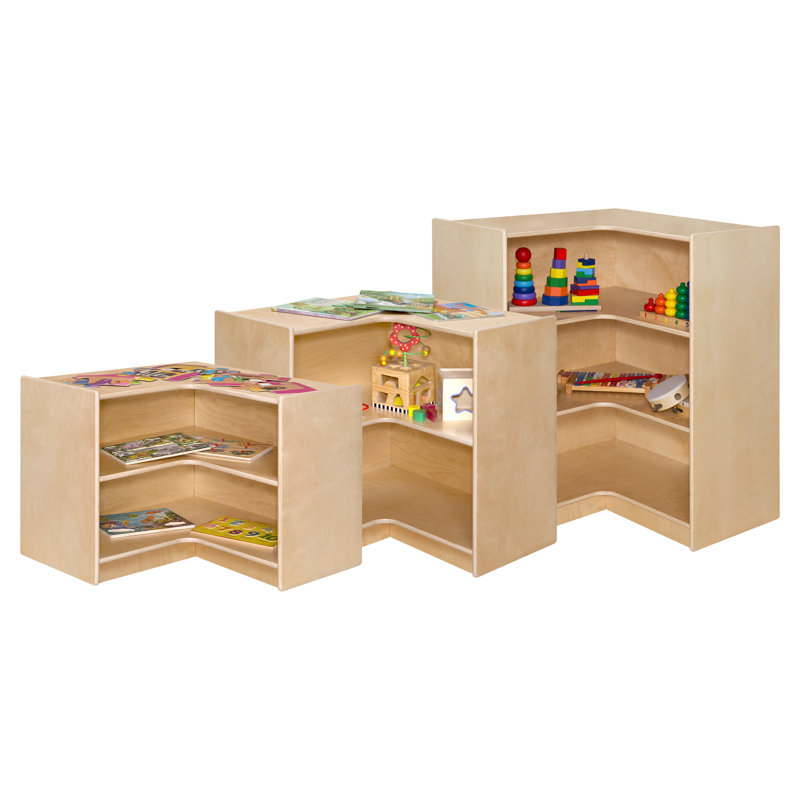 Corner Shelving Unit, 30" H x 29" W x 15" D