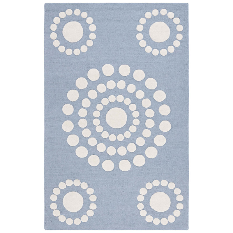Kynlee Kids Hand Tufted 85% Wool And 15% Cotton With Latex Rug, Rectangle 8' x 10'