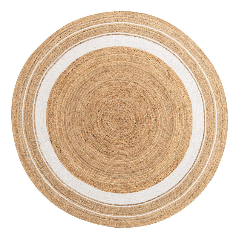 Lenard Indoor Rug, Round 8', Natural/Beige