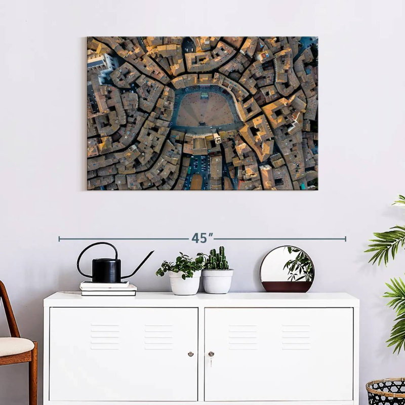 Kavia Piazza Del Campo, 24" H x 36" W