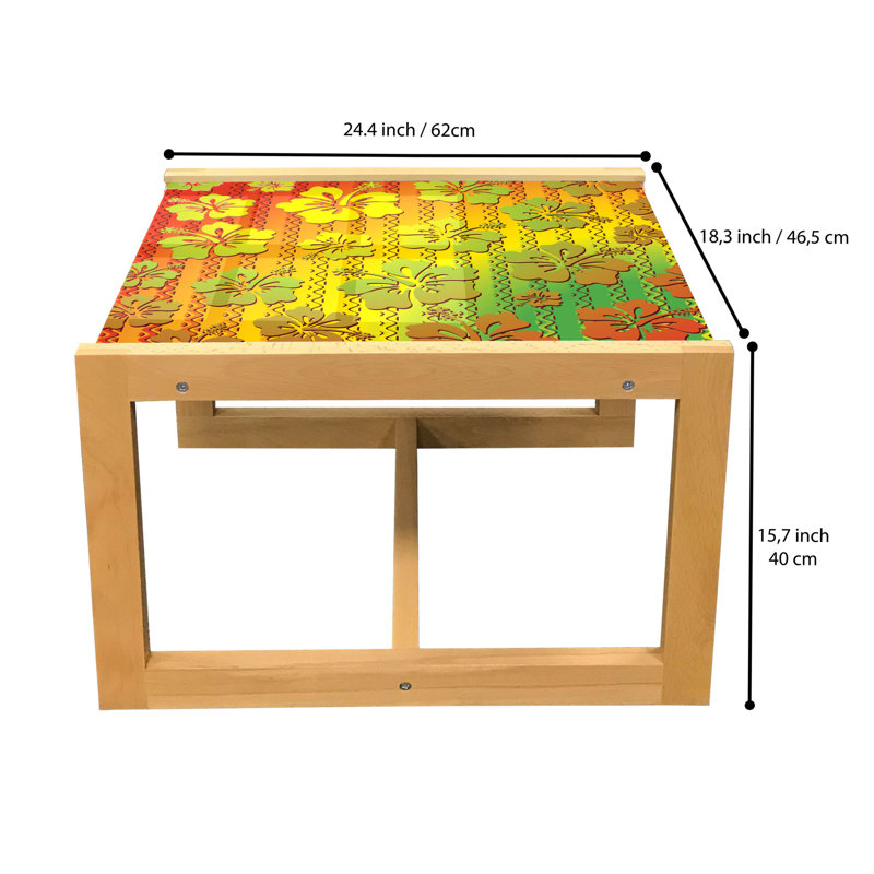 Jakiem Sled Coffee Table, 40cm H x 46.5cm W x 62cm D