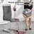Upholstered Dining Chairs With Chrome Base, Comfortable Kitchen Chairs For Dining Room Or Apartment-1276216638-1276216636