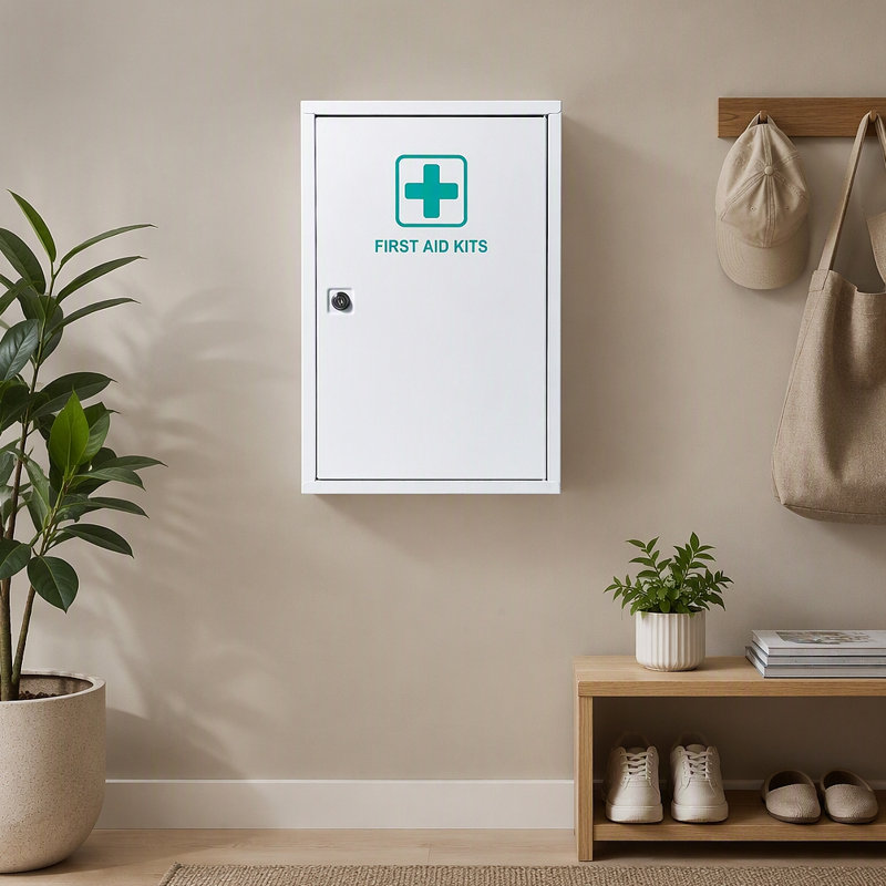 Armoire à pharmacie murale à 3 tablettes