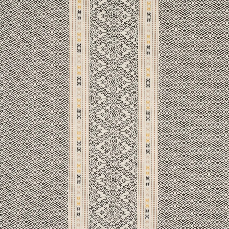Ruiz Jacquard Fabric, Black