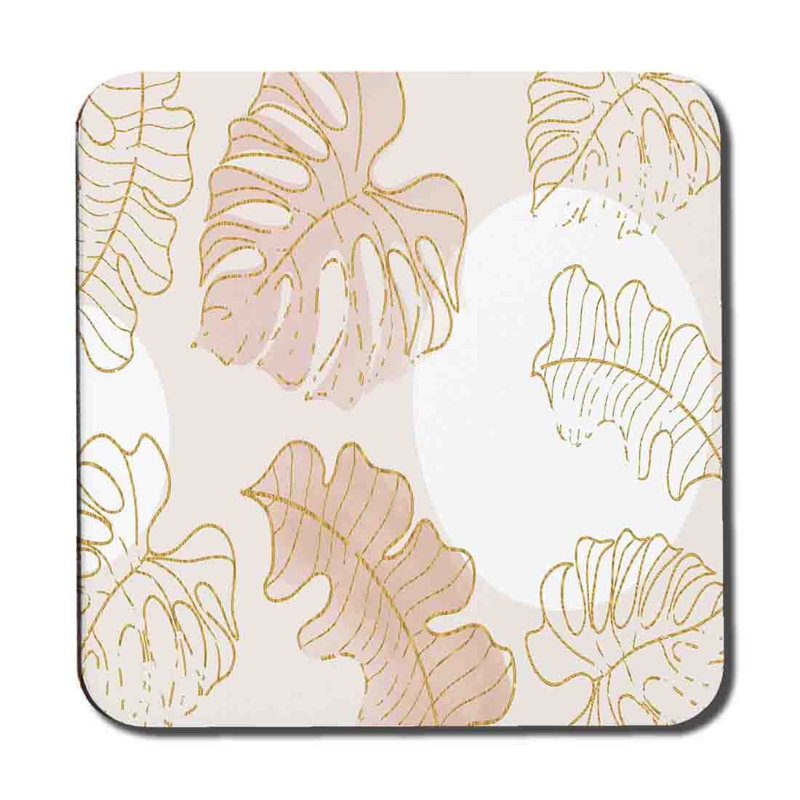 Biancha Square 6 Piece Coaster Set