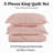 Embossed Quilted Bedspread Set – Soft Microfiber Coverlet With Pillow Shams, Hotel-Style Bedding For High Beds-124241674-124241680