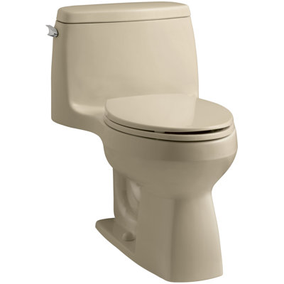 Santa Rosa™ 1.6 GPF Compact Elongated One-Piece toilet (Seat Included)