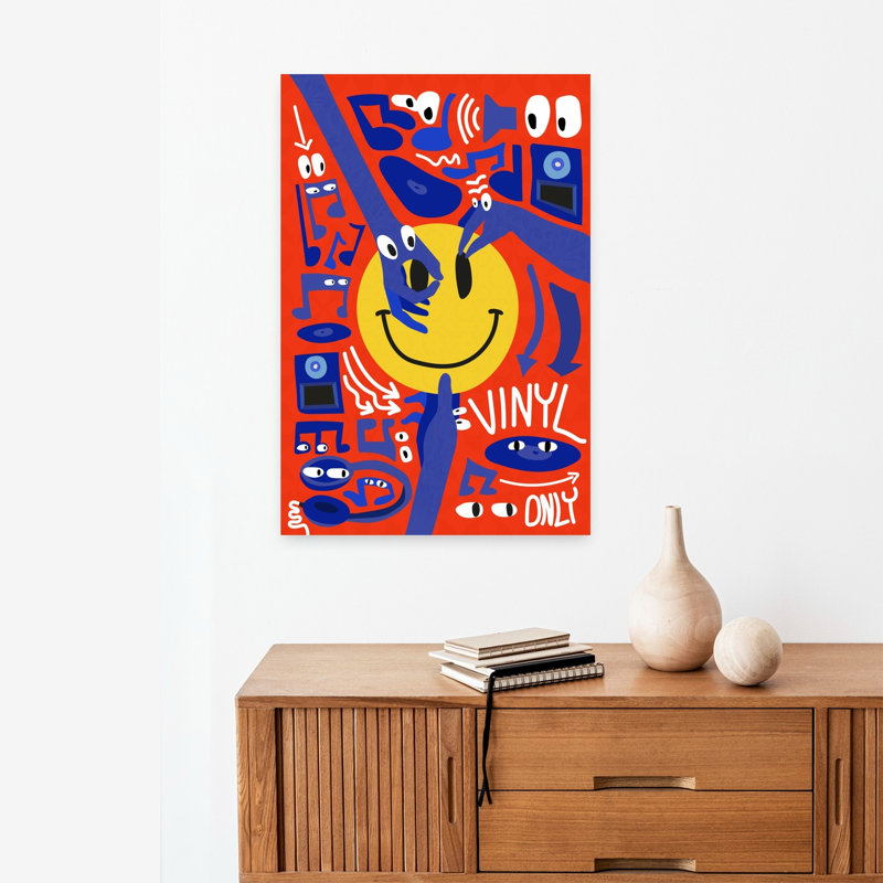 Art contemporain, art contemporain abstrait, H 24 po x l 16 po