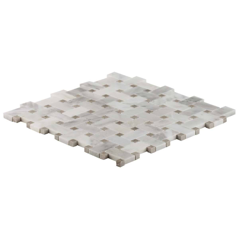 Twine Asian Statuary Honed Marble Tile