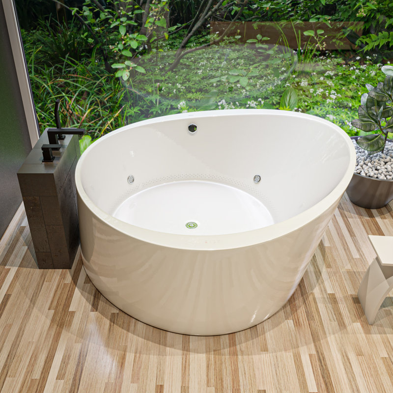 Black Matte Modern Deck Mounted Tub Filler with Handheld Shower