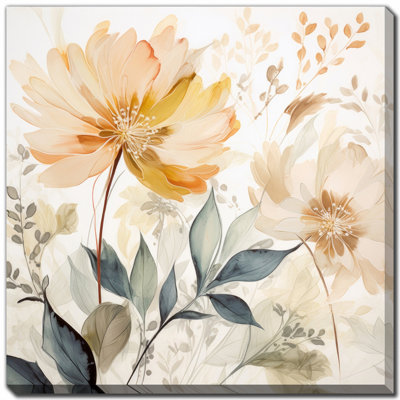 Art mural sur toile Winston Porter Lush Botanical Serenity II