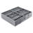 Foldable Jewellery Storage Box Multi Compartments 2/3 Tiers with Adjustable Dividers Tool Stationery