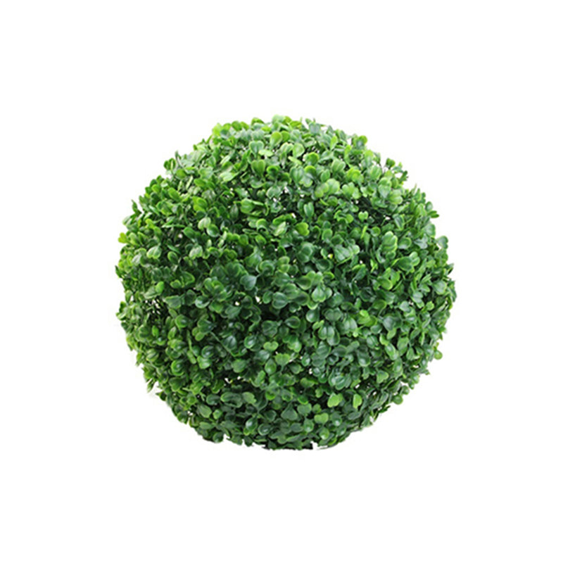 Boule de topiaire en plastique vert verdoyant, 4,72 po x 4,72 po