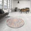 Tapis bleu/gris contemporain-496122072