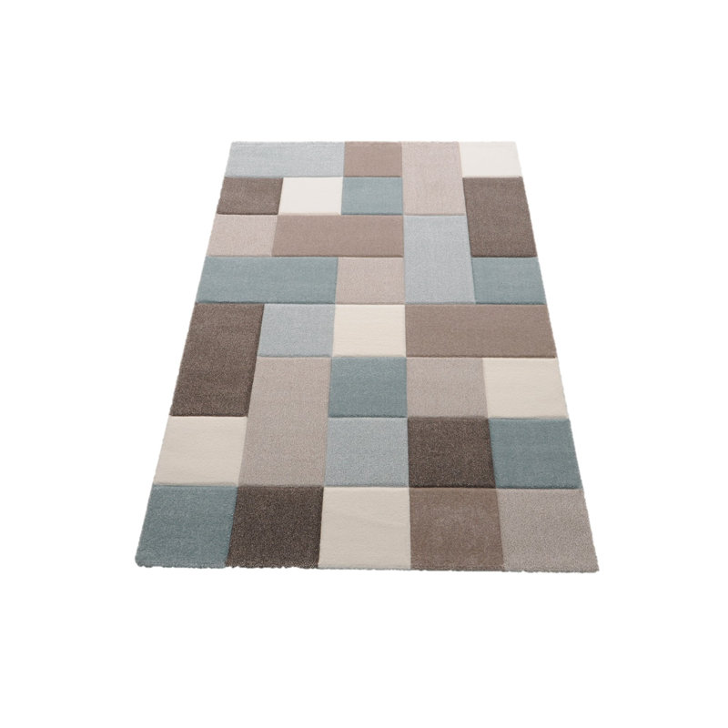 Ayn Geometric Area Rug, Rectangle 80 x 150cm