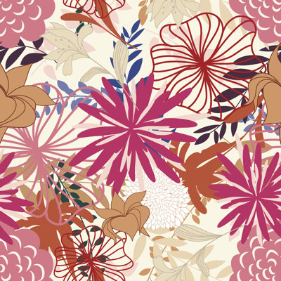 Fond floral Weott