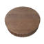 Table basse 39,37 "ronde avec rangement Table d'appoint moderne en placage de bois massif pour salon, chambre à coucher, appartement ou bureau, noyer-2086150154-1930420220