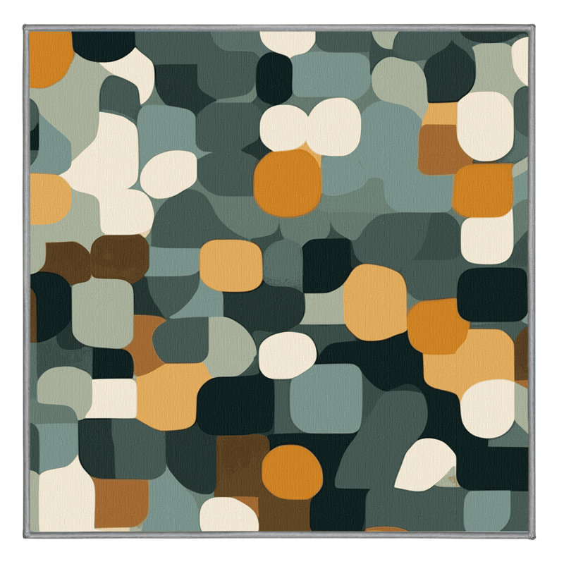 Square Spectrum Rug, Square 3'