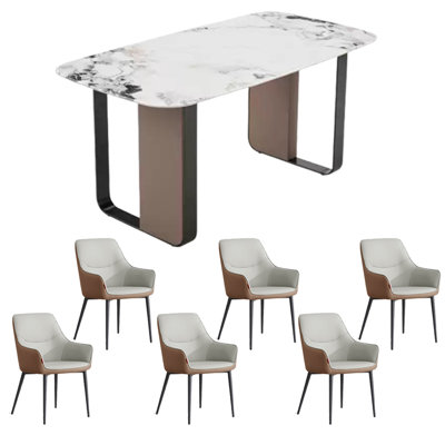 Ensemble de table de salle à manger haut de gamme Light