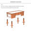 Bureau en bois massif American Country Style-579312874-579312886
