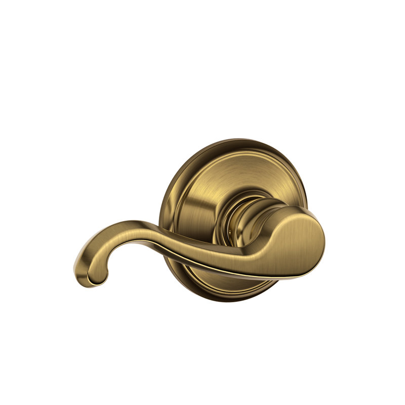 Callington Lever Hall and Closet Lock, Antique Brass
