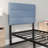 Channel Stitched Upholstered Headboard, Adjustable Height from 44.5" to 57.25"-1250760632-1250760635