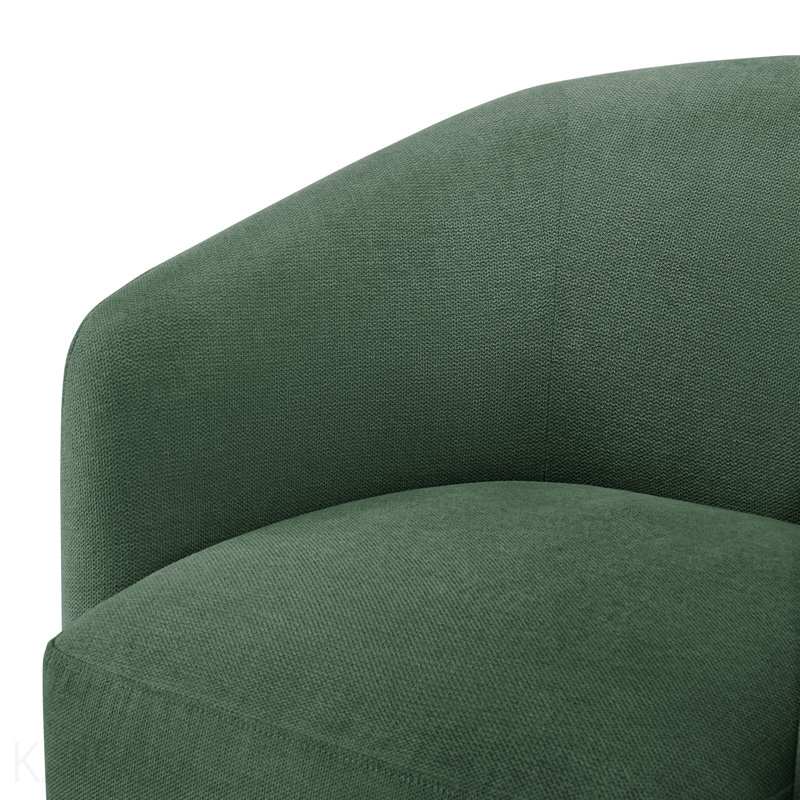 Fauteuil d'appoint pivotant, Green