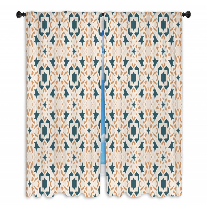 Paire de rideaux obscurcissant Destery, L 56 po x L 80 po
