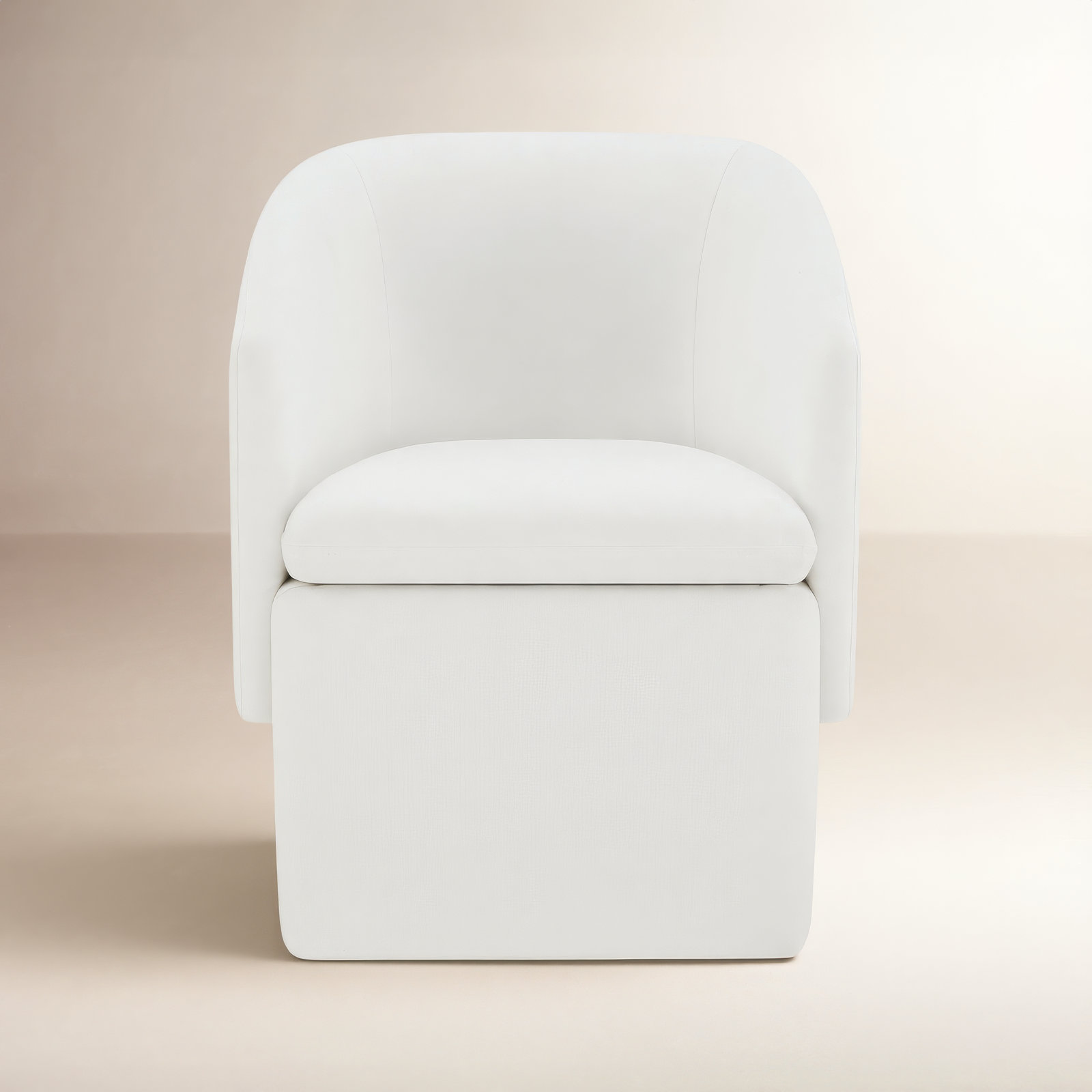 Temara Dining Armchair, Prestige Pearl Tweed