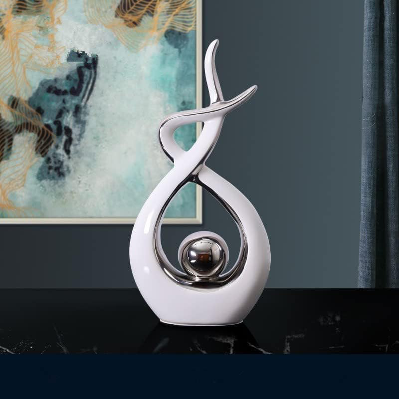 Demetrianna Statue, Silver/White