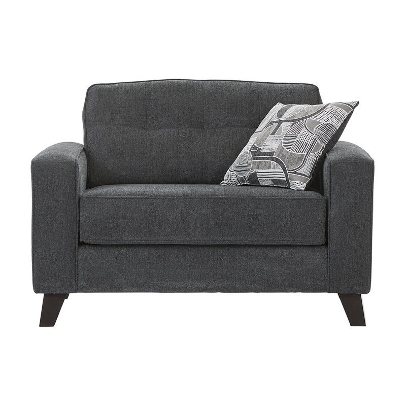 Fauteuil câlin Hughes Furniture 23300, ardoise Fairlane, Ardoise Fairlane