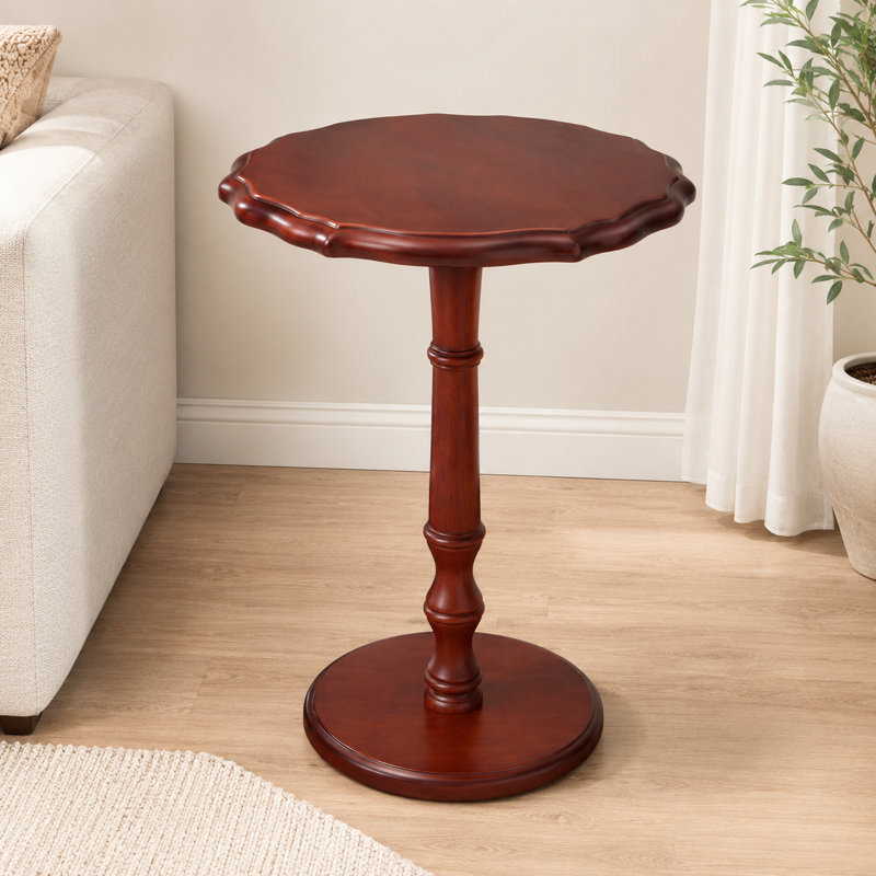 Round End Table 16"d×23"h