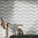 Bianco Dolomite Chevron 12 in. x 12 in. Polished Marble Mosaic Tile
