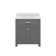 Minnetrista 30'' Single Bathroom Vanity with Carrara Marble Top