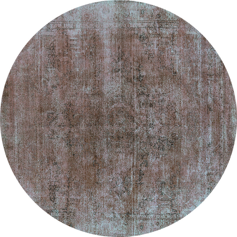 Fazia Performance Oriental Indoor Rug, Round 4'